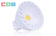 LED žárovka GU5.3 (MR16) COB 4W teplá bílá WW; 12V; bodová; MAX-LED