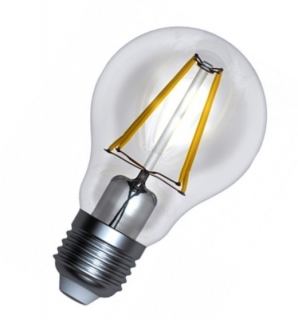 LED žárovka A60 E27 filament 6W teplá bílá WW; 230V; SKYLIGHTING